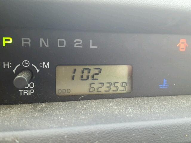 JTLKT324450200943 - 2005 TOYOTA SCION XB მუქწითელი ფოტო 8