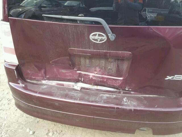 JTLKT324450200943 - 2005 TOYOTA SCION XB მუქწითელი ფოტო 9