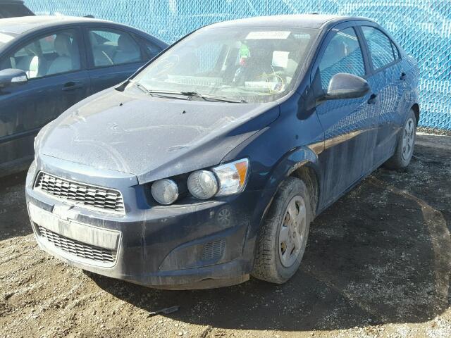 1G1JA5SH7F4123077 - 2015 CHEVROLET SONIC LS 蓝色 照片 2
