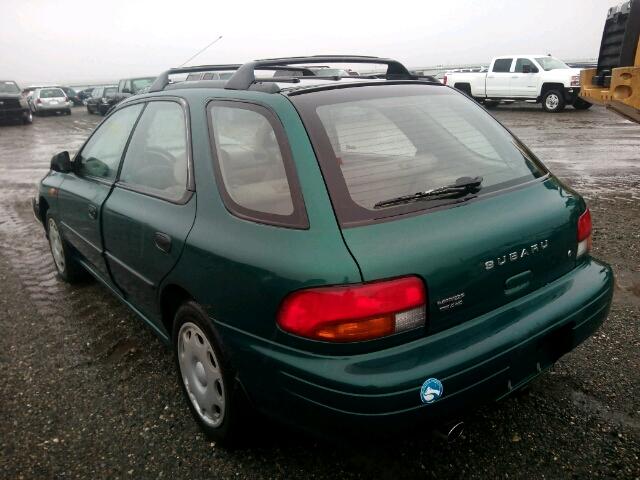 JF1GF4355YH800307 - 2000 SUBARU IMPREZA L GREEN photo 3