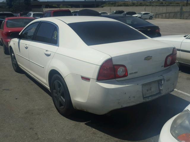 1G1ZG57B684183635 - 2008 CHEVROLET MALIBU LS 白色 照片 3