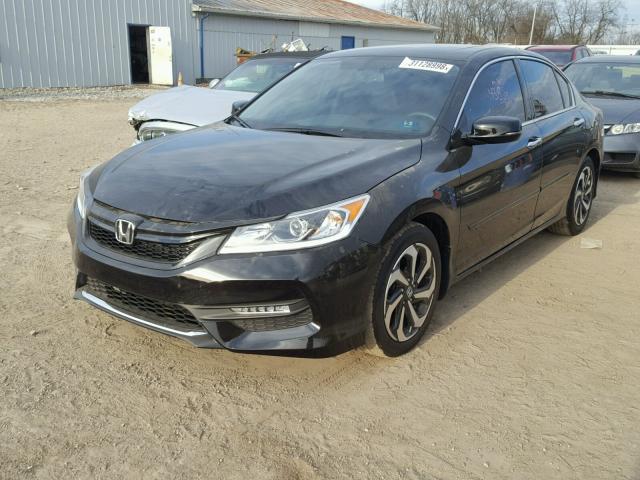 1HGCR3F84GA001126 - 2016 HONDA ACCORD EXL BLACK photo 2