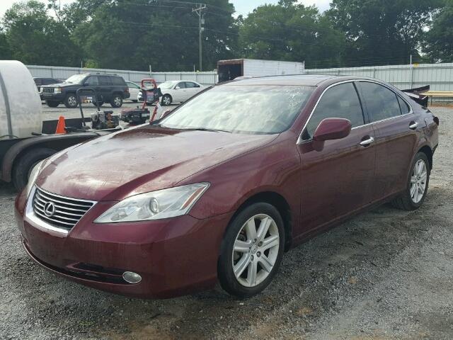 JTHBJ46G172016450 - 2007 LEXUS ES 350 BURGUNDY photo 2