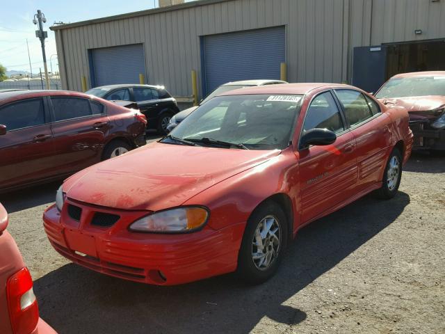 1G2NF52E92C205459 - 2002 PONTIAC GRAND AM S Կարմիր լուսանկար 2