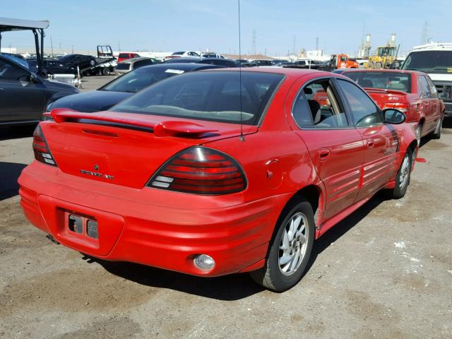 1G2NF52E92C205459 - 2002 PONTIAC GRAND AM S Կարմիր լուսանկար 4