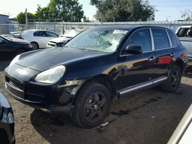 WP1AB29P34LA74199 - 2004 PORSCHE CAYENNE S BLACK photo 2