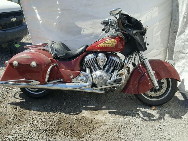 56KTCAAA9E3318300 - 2014 INDIAN MOTORCYCLE CO. CHIEFTAIN RED photo 9