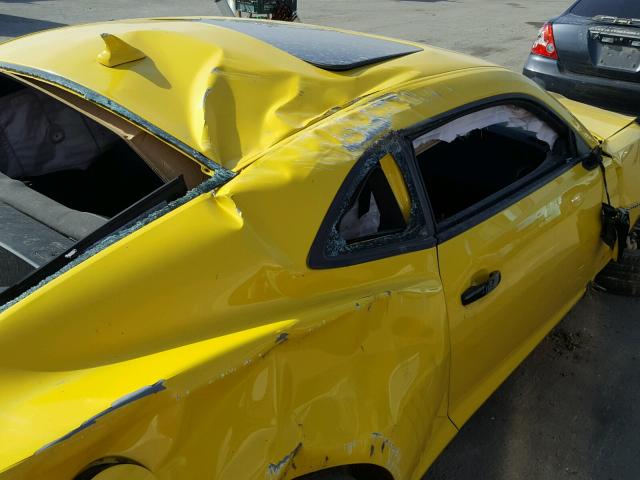 2G1FB1E33E9249427 - 2014 CHEVROLET CAMARO LT YELLOW photo 9