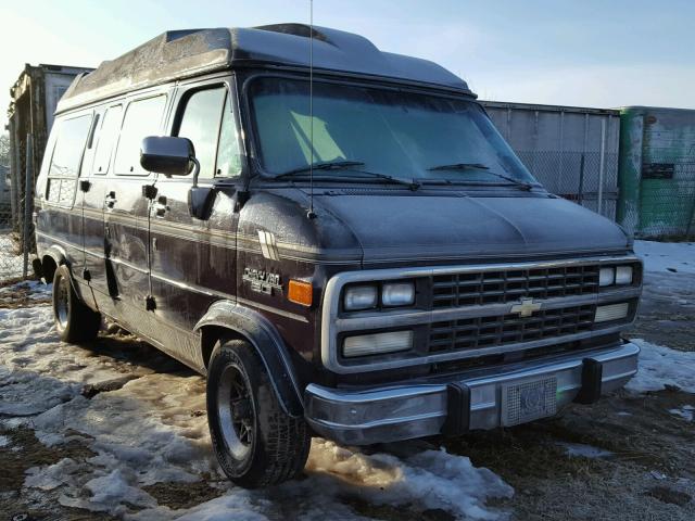 1GBEG25K0RF125523 - 1994 CHEVROLET G20 MAROON photo 1