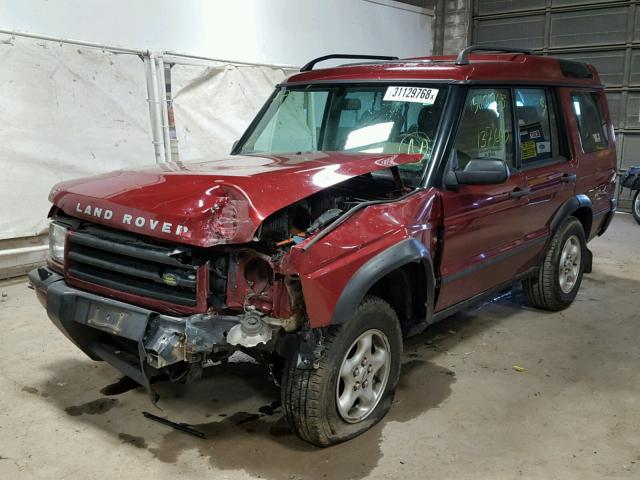 SALTW12401A294537 - 2001 LAND ROVER DISCOVERY RED photo 2