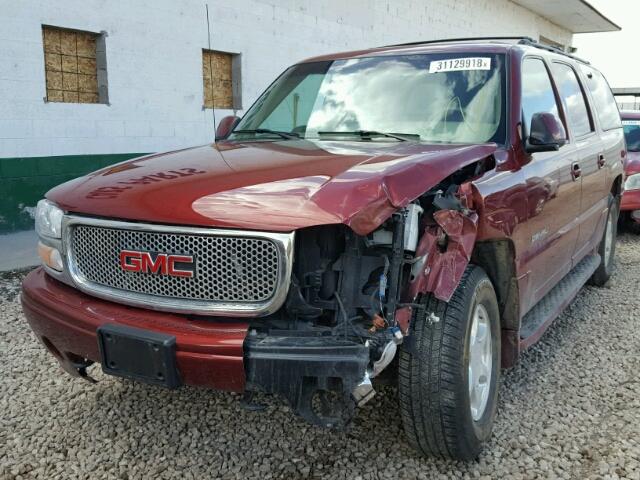 1GKFK66U01J292251 - 2001 GMC DENALI XL RED photo 2