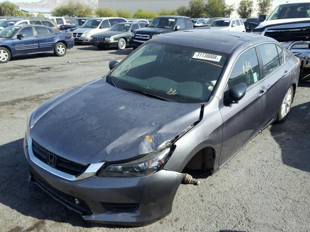 1HGCR2F72FA122785 - 2015 HONDA ACCORD EX GRAY photo 2