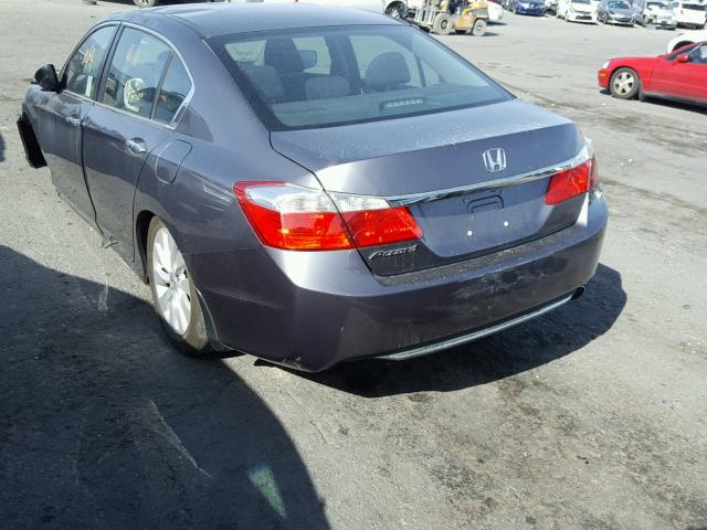 1HGCR2F72FA122785 - 2015 HONDA ACCORD EX GRAY photo 3