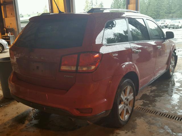 3C4PDDDG1CT397937 - 2012 DODGE JOURNEY CR RED photo 4