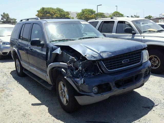 1FMZU73EX2UC63762 - 2002 FORD EXPLORER BLUE photo 1