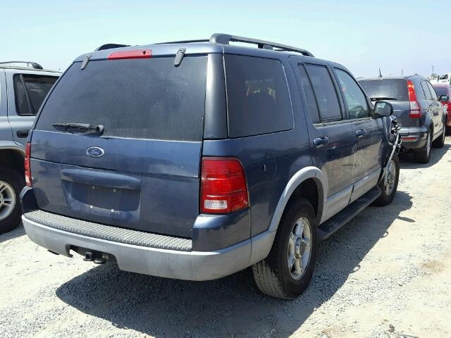 1FMZU73EX2UC63762 - 2002 FORD EXPLORER BLUE photo 4