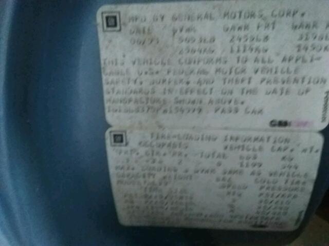 1G1BL8370PW154599 - 1993 CHEVROLET CAPRICE CL 蓝色 照片 10