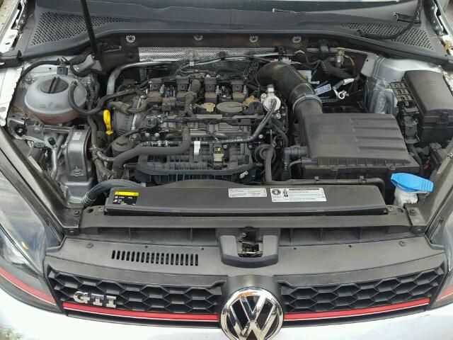 3VW4T7AU1FM011627 - 2015 VOLKSWAGEN GTI SILVER photo 7