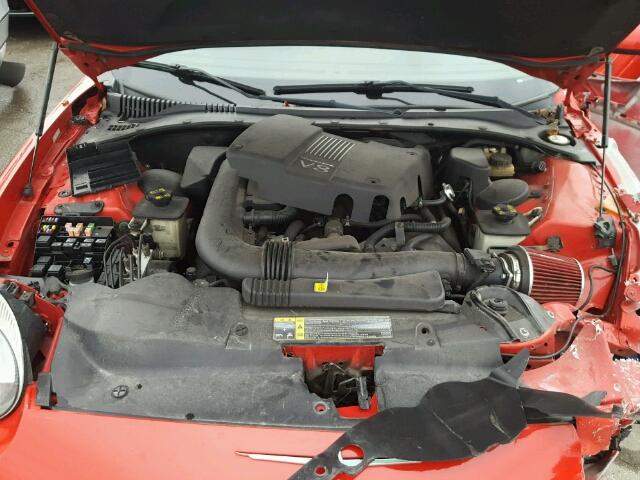 1FAHP60A22Y125781 - 2002 FORD THUNDERBIR RED photo 7