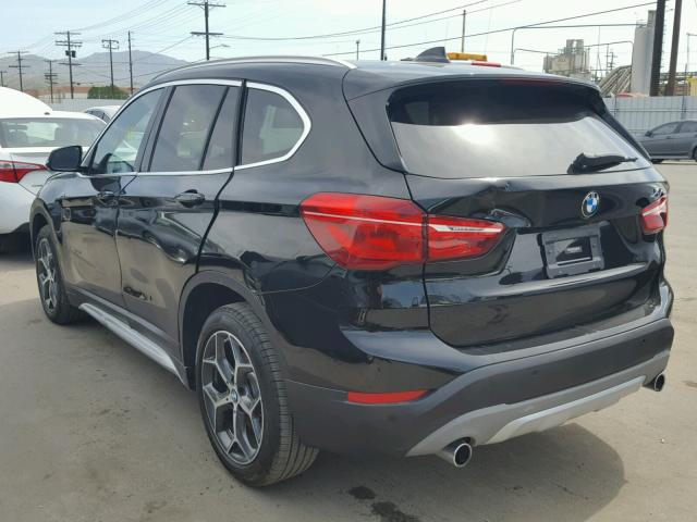 WBXHT3C32H5F70104 - 2017 BMW X1 XDRIVE2 BLACK photo 3