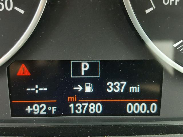 WBXHT3C32H5F70104 - 2017 BMW X1 XDRIVE2 BLACK photo 8