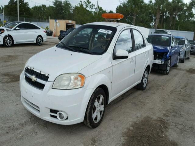 KL1TD56658B087010 - 2008 CHEVROLET AVEO/LS WHITE photo 2