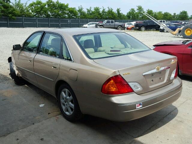 4T1BF28BX1U117650 - 2001 TOYOTA AVALON XL/ GOLD photo 3