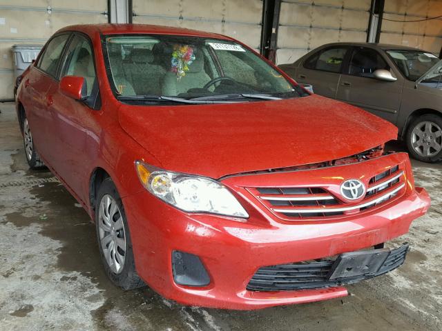 2T1BU4EE0DC127237 - 2013 TOYOTA COROLLA BA RED photo 1