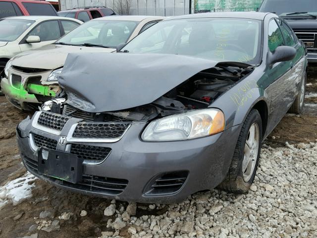 1B3EL46R65N519592 - 2005 DODGE STRATUS SX GRAY photo 2