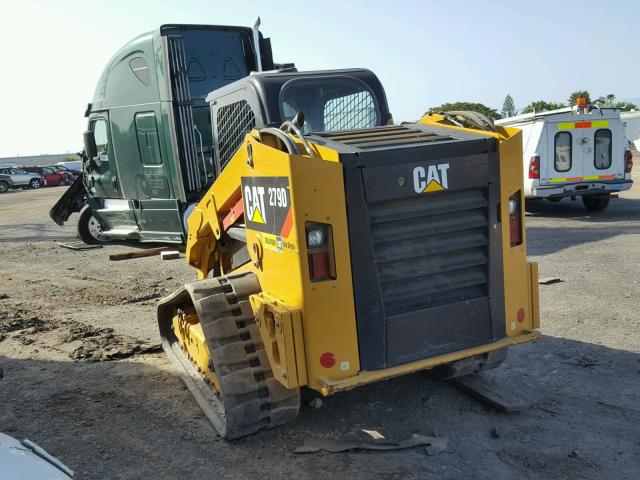 CAT0279DKGTL01661 - 2014 CATERPILLAR 279D YELLOW photo 3