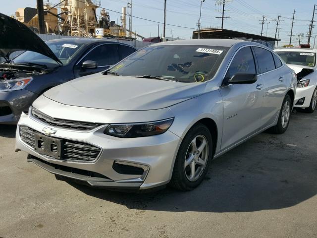 1G1ZB5ST6GF240076 - 2016 CHEVROLET MALIBU LS ვერცხლისფერი ფოტო 2