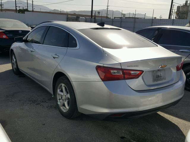 1G1ZB5ST6GF240076 - 2016 CHEVROLET MALIBU LS ვერცხლისფერი ფოტო 3