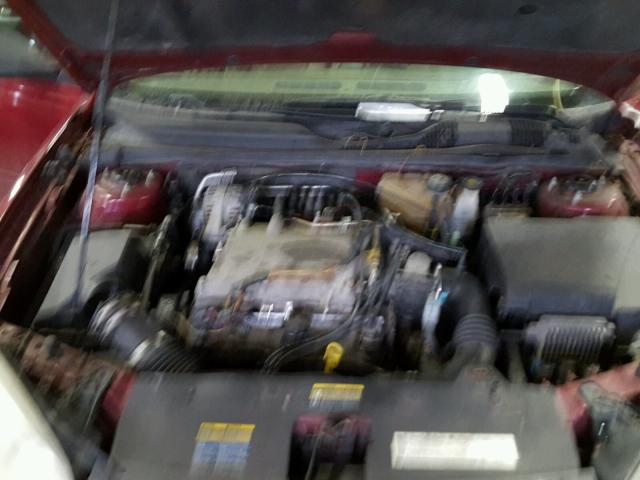 1G1ZT54865F161655 - 2005 CHEVROLET MALIBU LS წითელი ფოტო 7