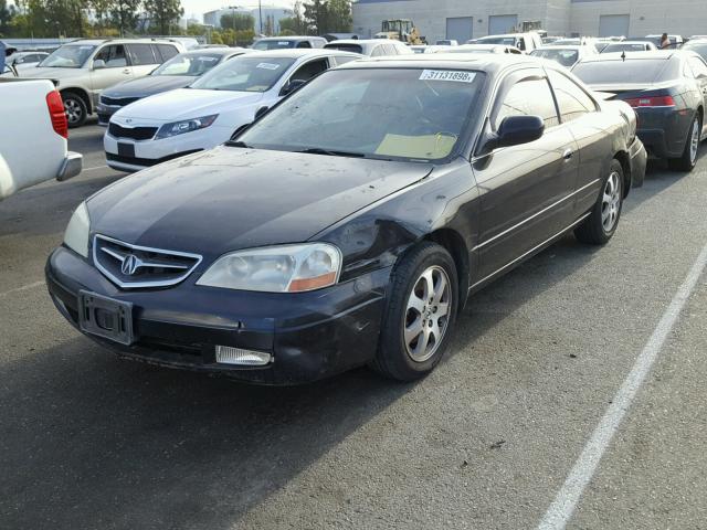 19UYA42471A035610 - 2001 ACURA 3.2CL BLACK photo 2