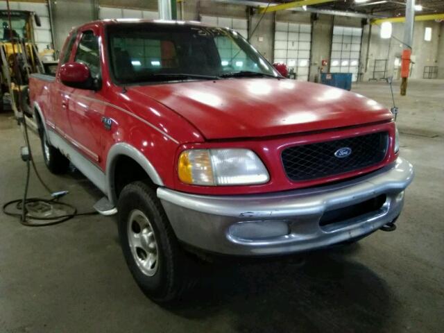 1FTRX18L8WKC05294 - 1998 FORD F150 RED photo 1