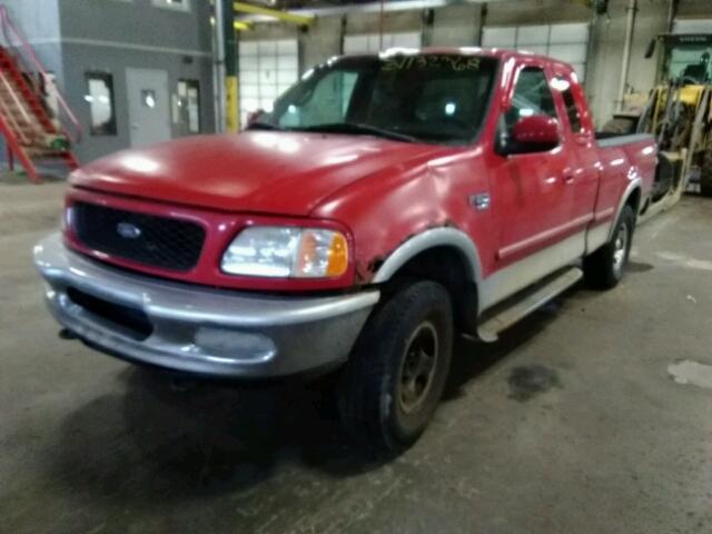 1FTRX18L8WKC05294 - 1998 FORD F150 RED photo 2