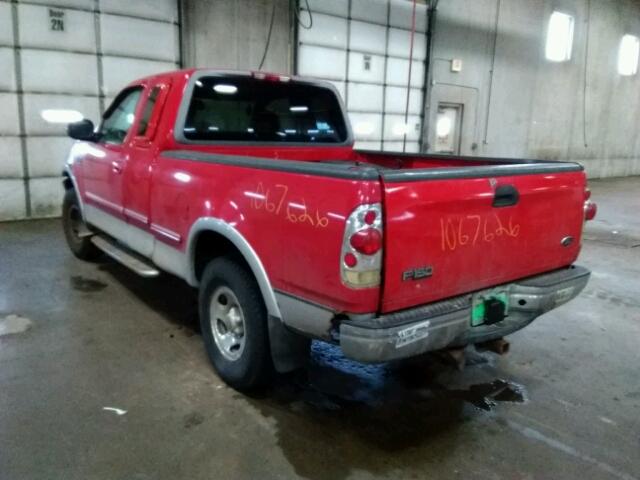 1FTRX18L8WKC05294 - 1998 FORD F150 RED photo 3