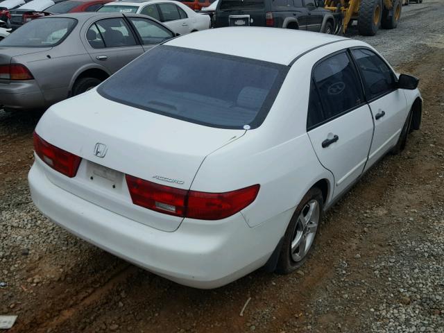 1HGCM56185A122249 - 2005 HONDA ACCORD DX WHITE photo 4