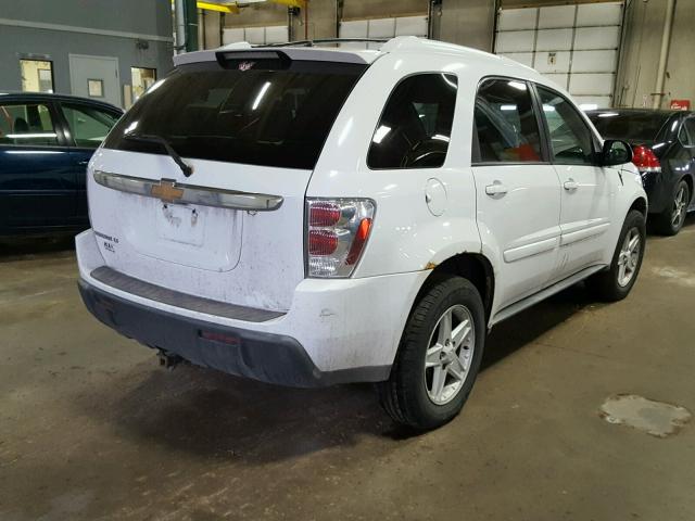 2CNDL73FX56011048 - 2005 CHEVROLET EQUINOX LT WHITE photo 4