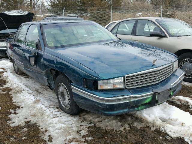 1G6KD52B6SU299291 - 1995 CADILLAC DEVILLE GREEN photo 1