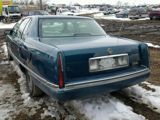 1G6KD52B6SU299291 - 1995 CADILLAC DEVILLE GREEN photo 3