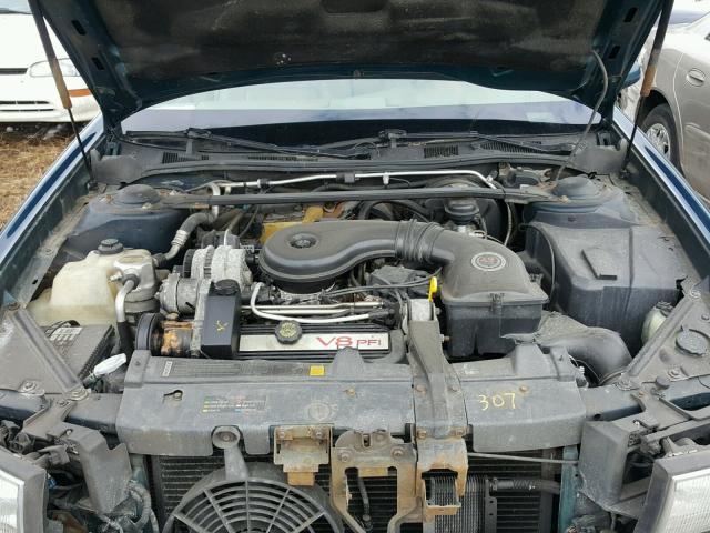 1G6KD52B6SU299291 - 1995 CADILLAC DEVILLE GREEN photo 7