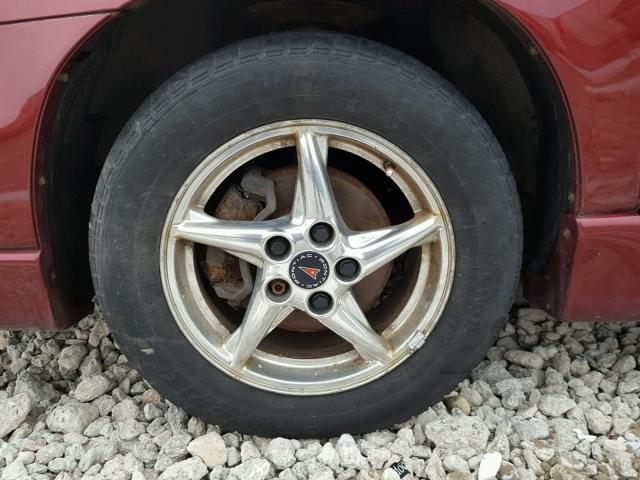 1G2WP52K83F118689 - 2003 PONTIAC GRAND PRIX RED photo 9