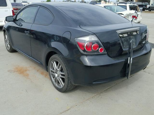 JTKDE167980262746 - 2008 TOYOTA SCION TC BLACK photo 3