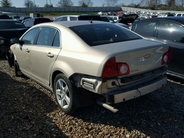 1G1ZB5EB6AF264680 - 2010 CHEVROLET MALIBU LS TAN photo 3