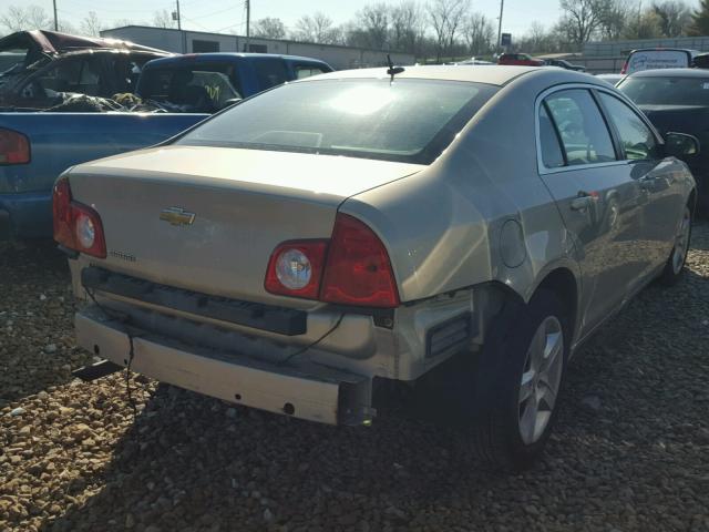 1G1ZB5EB6AF264680 - 2010 CHEVROLET MALIBU LS TAN photo 4