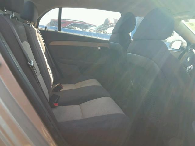 1G1ZB5EB6AF264680 - 2010 CHEVROLET MALIBU LS TAN photo 6