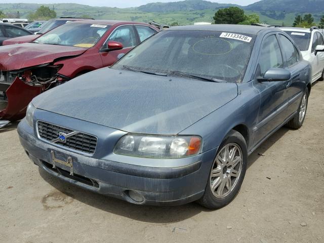 YV1RS64A342344952 - 2004 VOLVO S60 GRAY photo 2