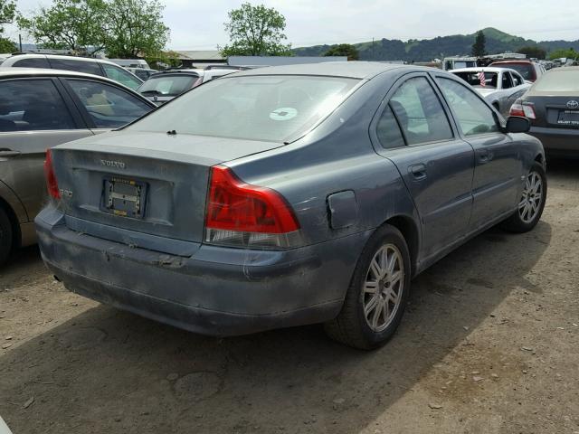 YV1RS64A342344952 - 2004 VOLVO S60 GRAY photo 4