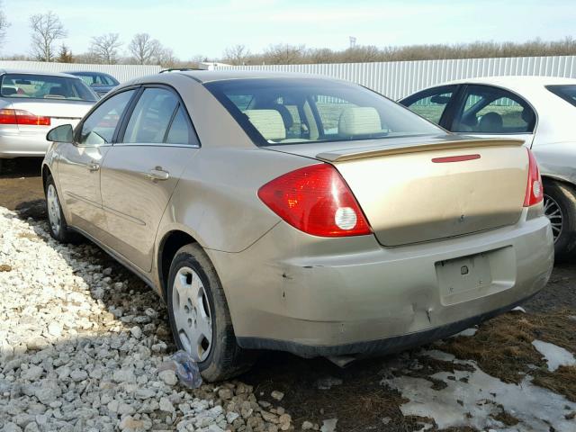 1G2ZF55B864133849 - 2006 PONTIAC G6 SE TAN photo 3